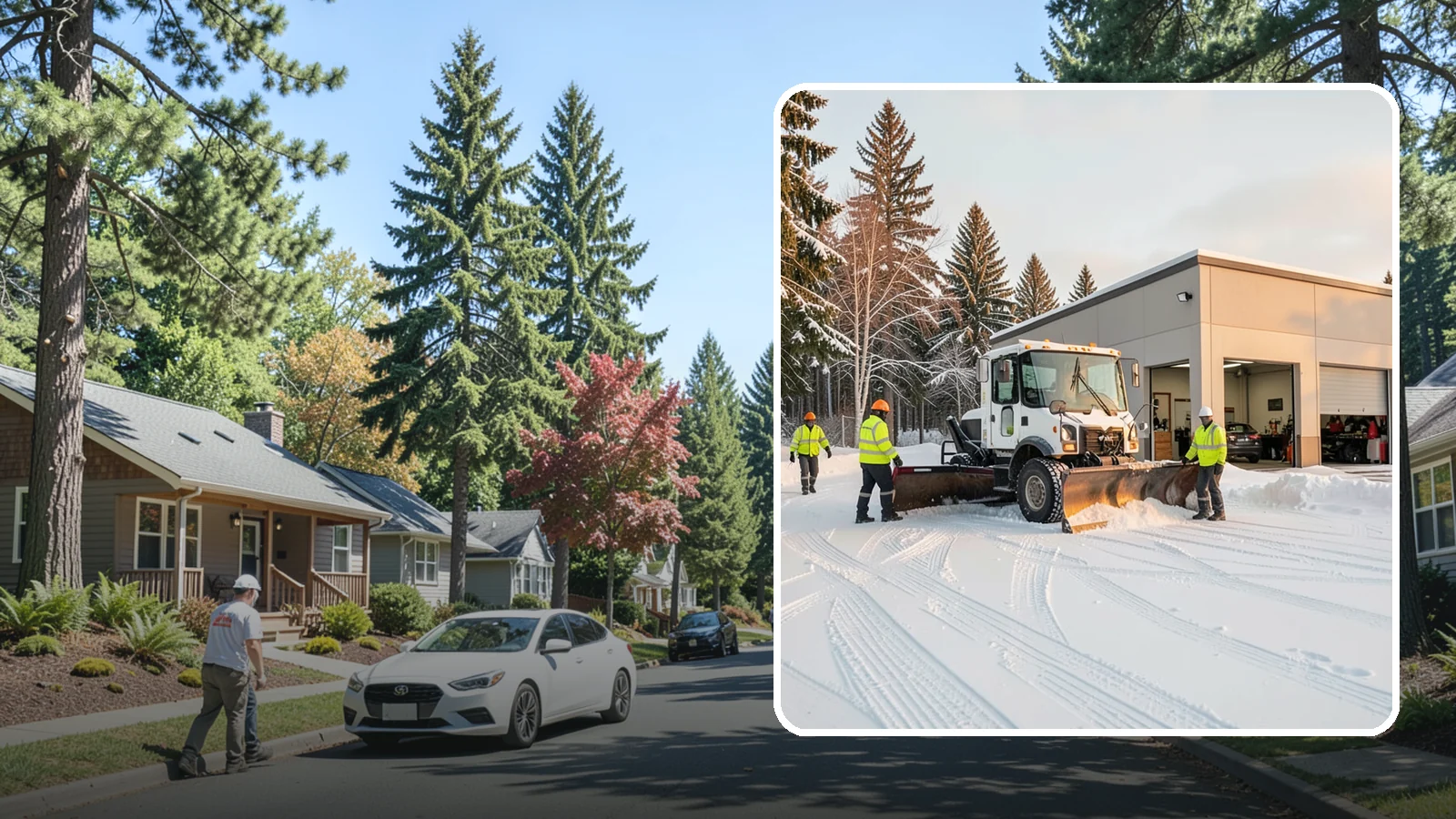 Auto Repair Shop Snow Removal in Orting, Pierce County, WA - We keep your bay approaches, customer parking, and lot clear so vehicles can get in and out of the shop the moment the snow stops.
