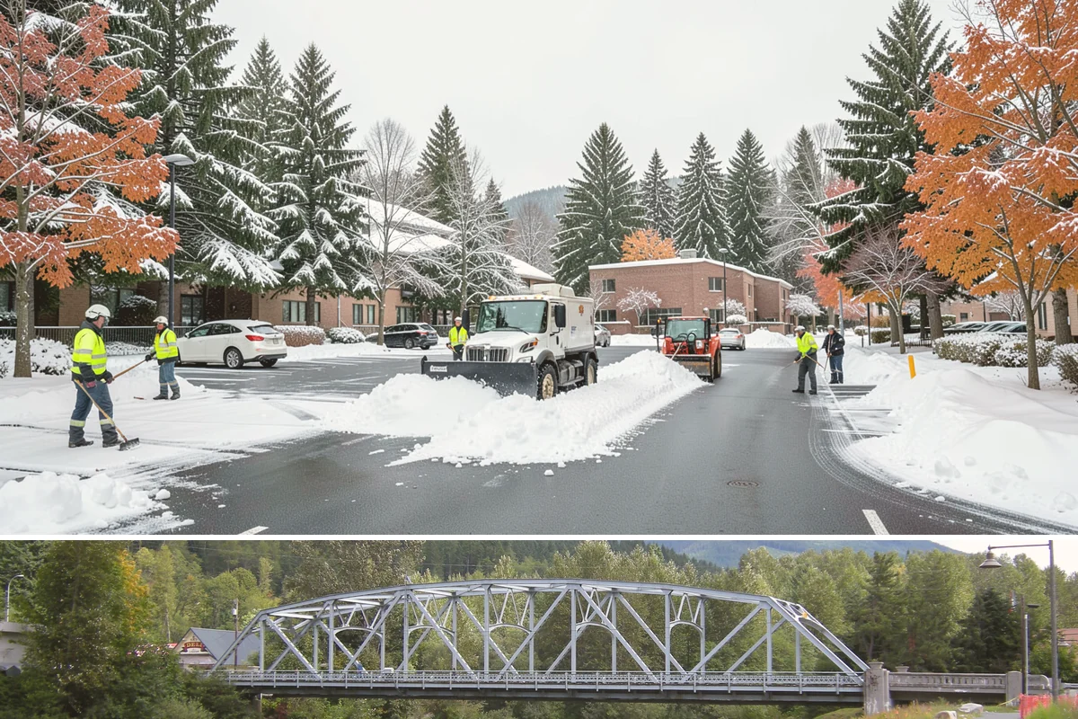 Auto Repair Shop Snow Removal in Skykomish, King County, WA - Repair shops need clearing December through February when lowland aprons ice over on cold nights.