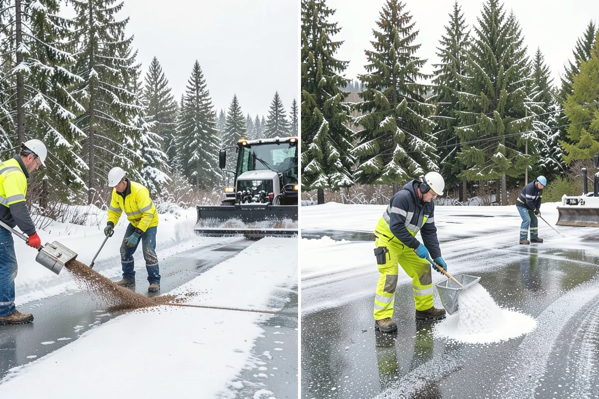 Auto Repair Shop Snow Removal in University Place, Pierce County, WA - Map bay aprons, drive lanes, and customer parking