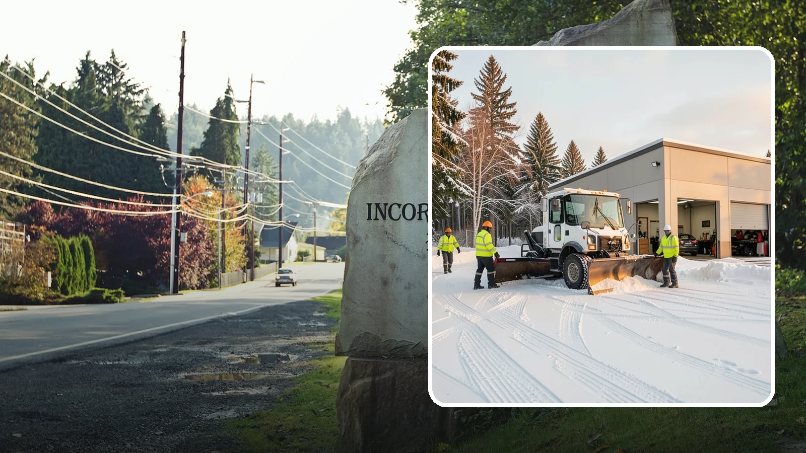 Auto Repair Shop Snow Removal in Wilkeson, Pierce County, WA - We keep your bay approaches, customer parking, and lot clear so vehicles can get in and out of the shop the moment the snow stops.