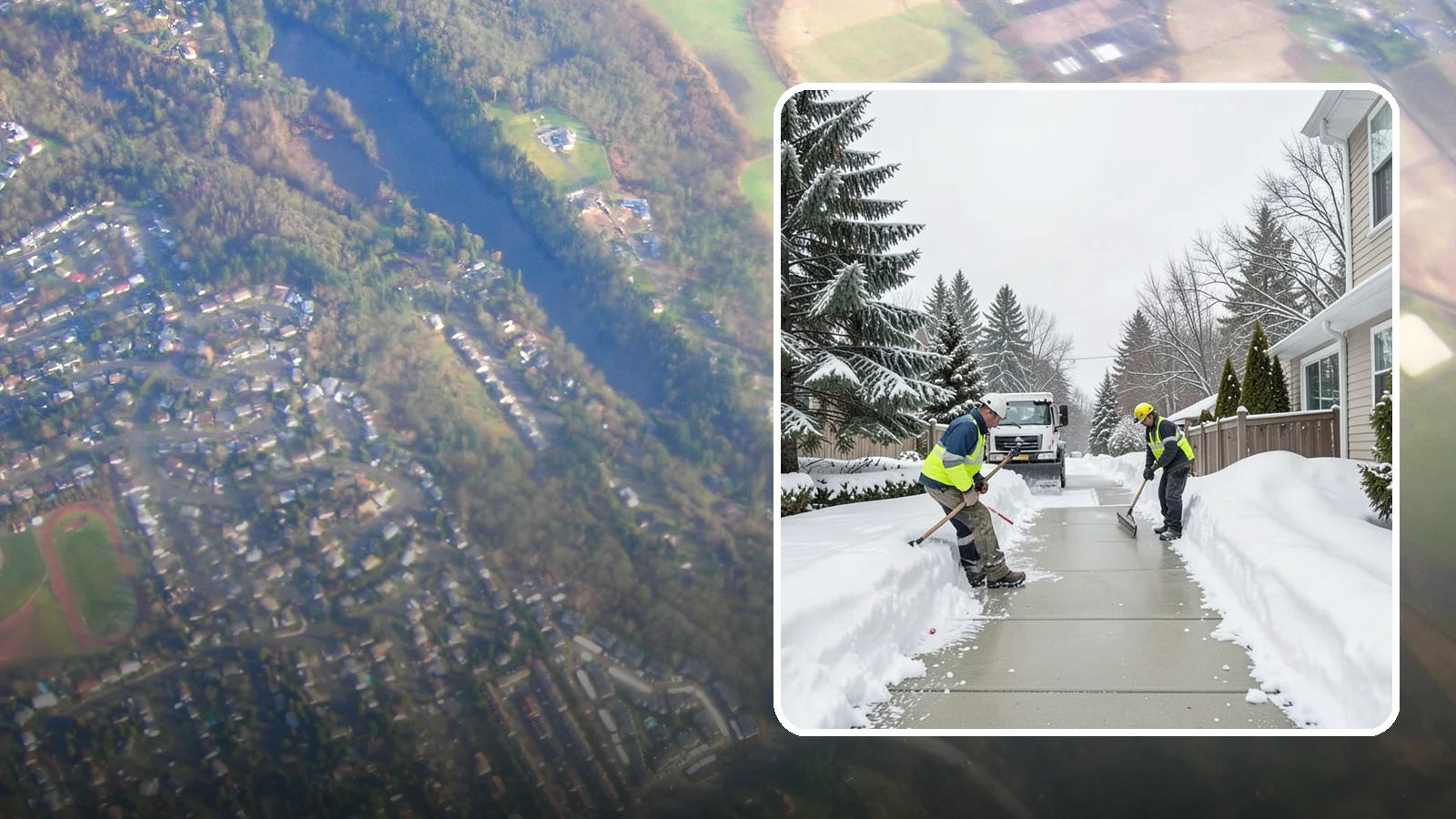 Back Patio Snow Removal in Algona, King County, WA - We clear snow off back patios so your outdoor space and rear exits stay usable during a cold snap.