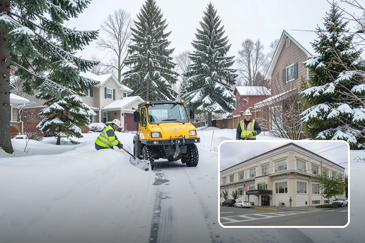 Back Patio Snow Removal in Anacortes, Skagit County, WA - Keeps everyday rear-yard routes usable in winter