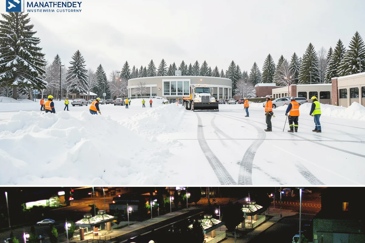 Back Patio Snow Removal in Auburn, King County, WA - Reserve your spot in early winter so the back of your home is covered when lowland snow arrives.