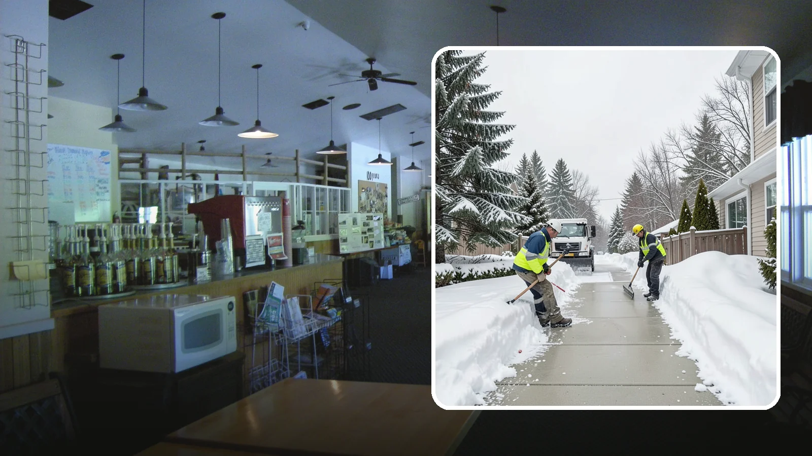 Back Patio Snow Removal in Black Diamond, King County, WA - We clear snow off back patios so your outdoor space and rear exits stay usable during a cold snap.