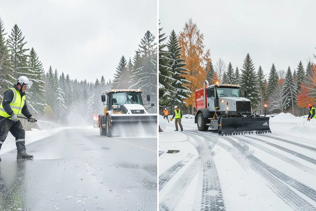 Back Patio Snow Removal in Black Diamond, King County, WA - We inspect the patio material and surrounding access points