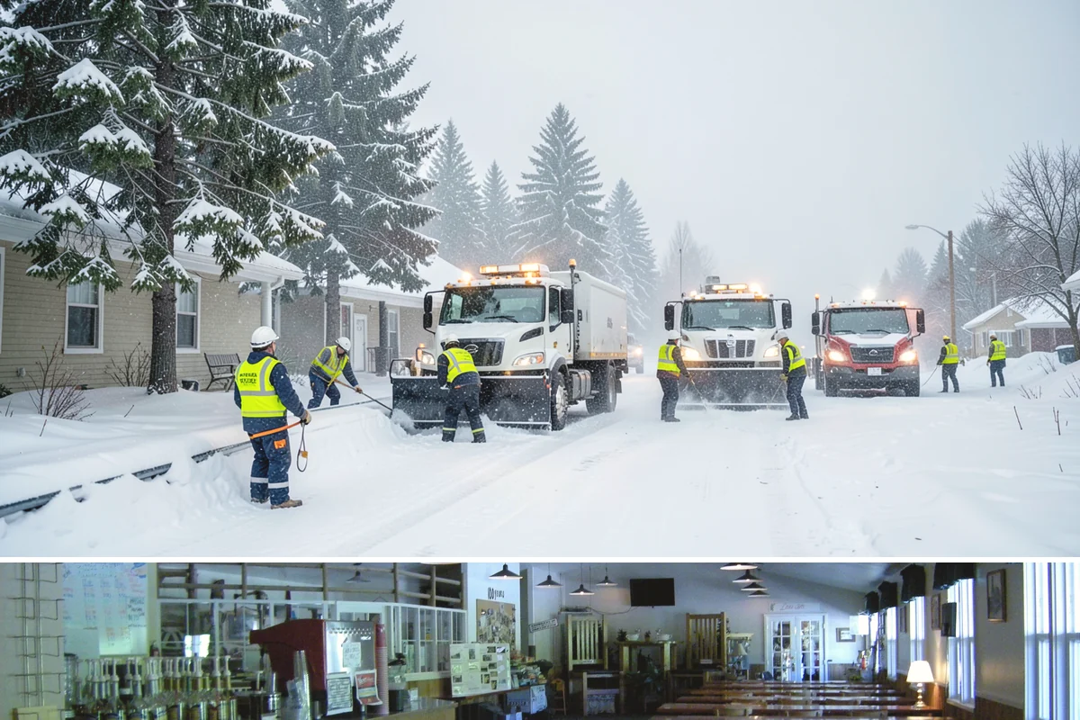 Back Patio Snow Removal in Black Diamond, King County, WA - Reserve your spot in early winter so the back of your home is covered when lowland snow arrives.