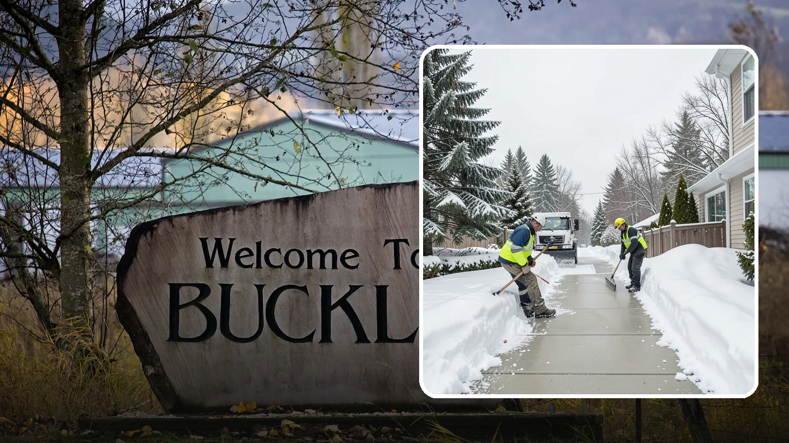 Back Patio Snow Removal in Buckley, Pierce County, WA - We clear snow off back patios so your outdoor space and rear exits stay usable during a cold snap.