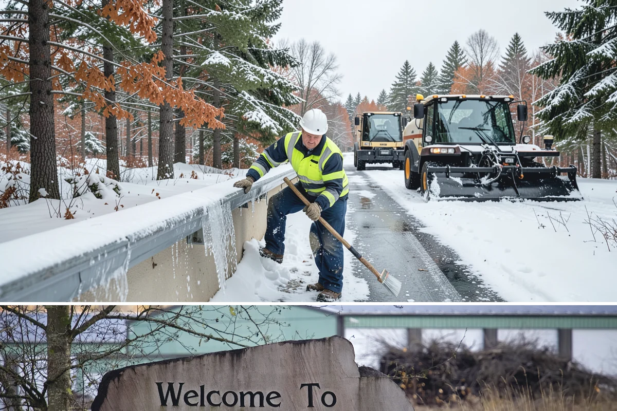 Back Patio Snow Removal in Buckley, Pierce County, WA - Reserve your spot in early winter so the back of your home is covered when lowland snow arrives.