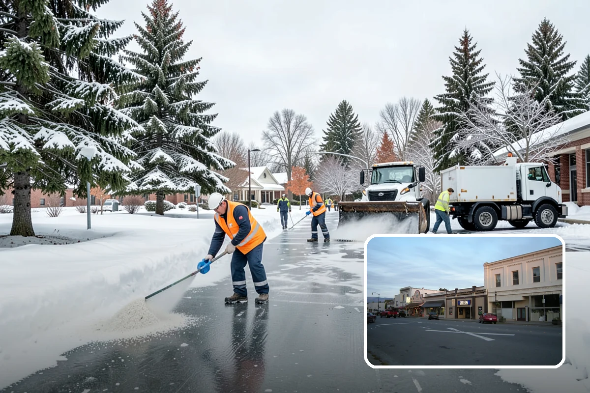 Back Patio Snow Removal in Burlington, Skagit County, WA - Keeps everyday rear-yard routes usable in winter