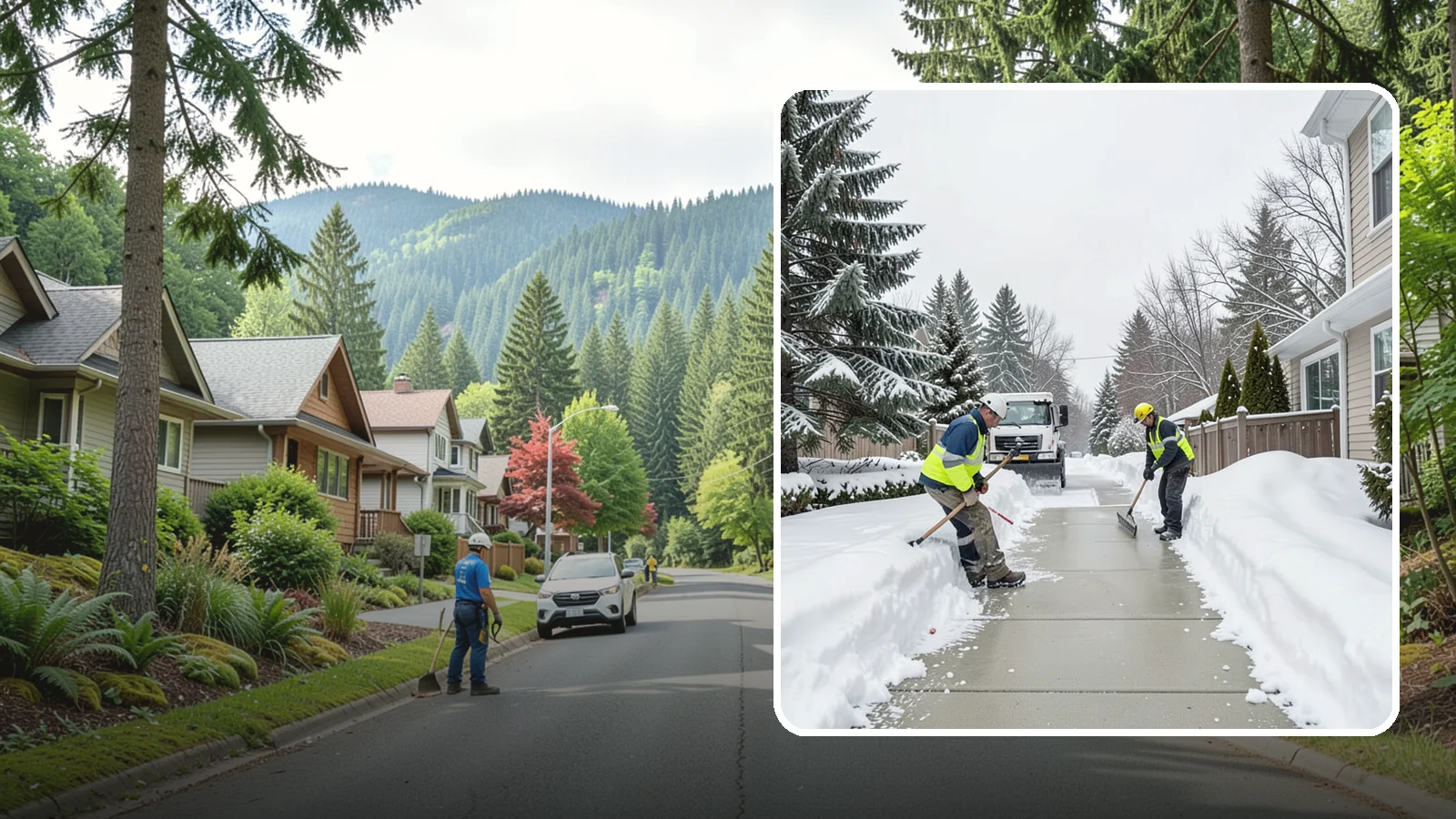 Back Patio Snow Removal in Darrington, Snohomish County, WA - We clear snow off back patios so your outdoor space and rear exits stay usable during a cold snap.
