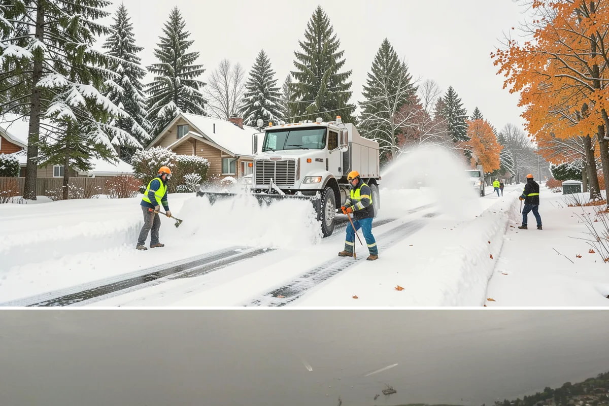 Back Patio Snow Removal in Des Moines, King County, WA - Reserve your spot in early winter so the back of your home is covered when lowland snow arrives.