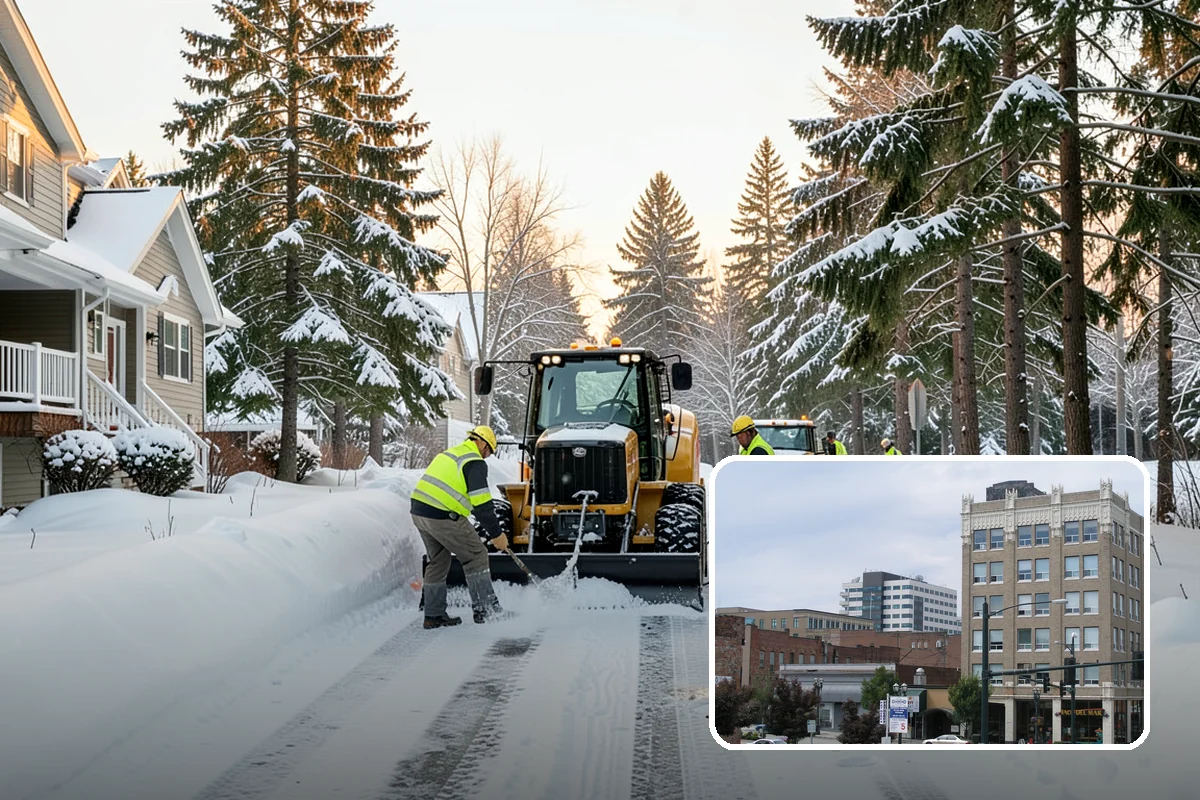 Back Patio Snow Removal in Everett, Snohomish County, WA - Keeps everyday rear-yard routes usable in winter