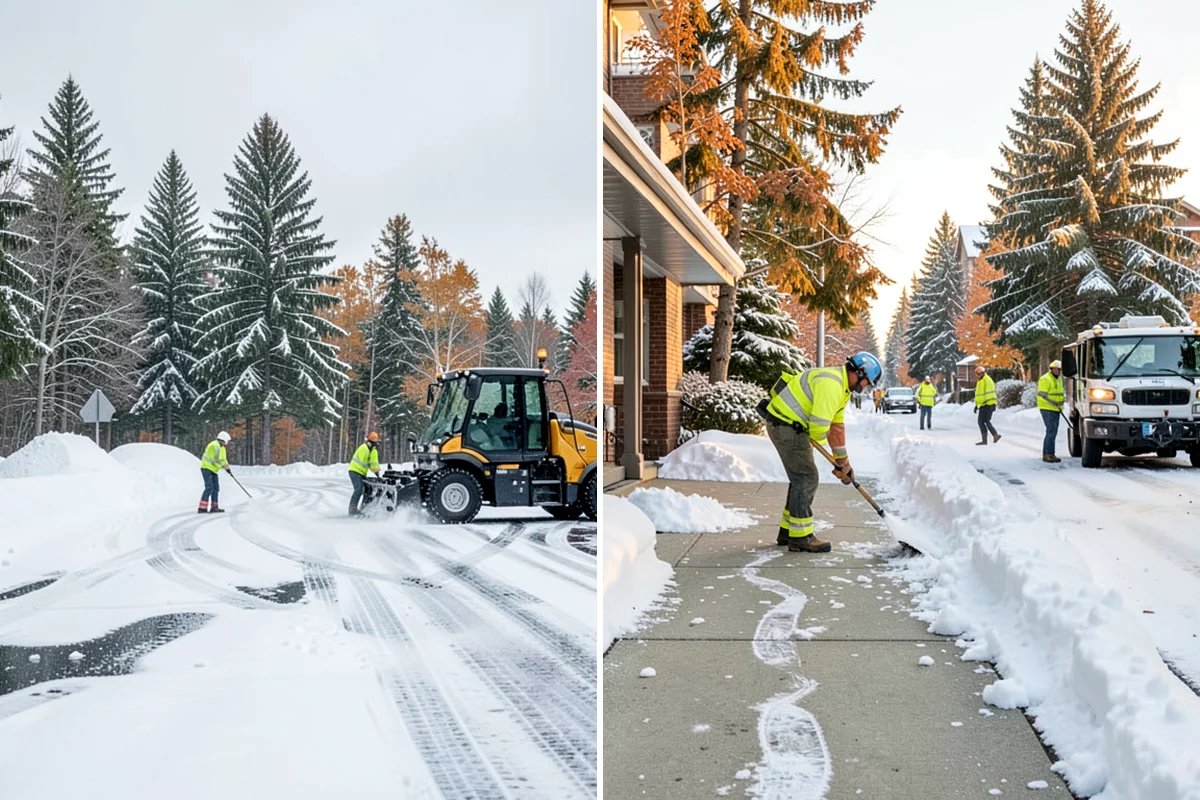 Back Patio Snow Removal in Everett, Snohomish County, WA - We inspect the patio material and surrounding access points