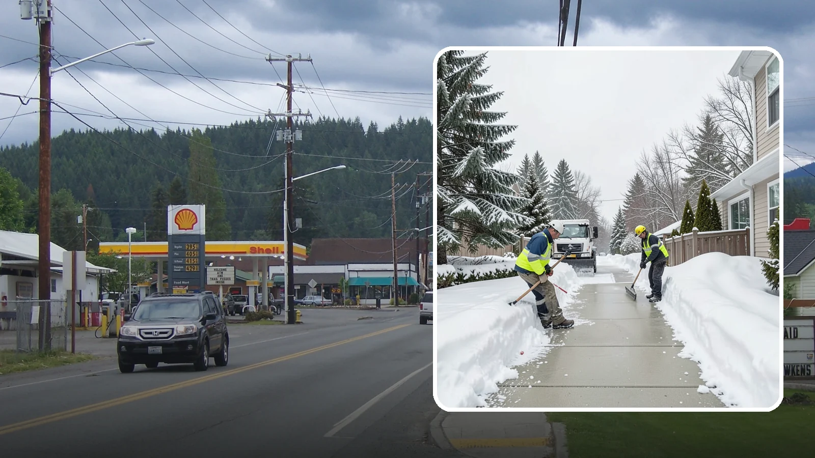 Back Patio Snow Removal in Granite Falls, Snohomish County, WA - We clear snow off back patios so your outdoor space and rear exits stay usable during a cold snap.
