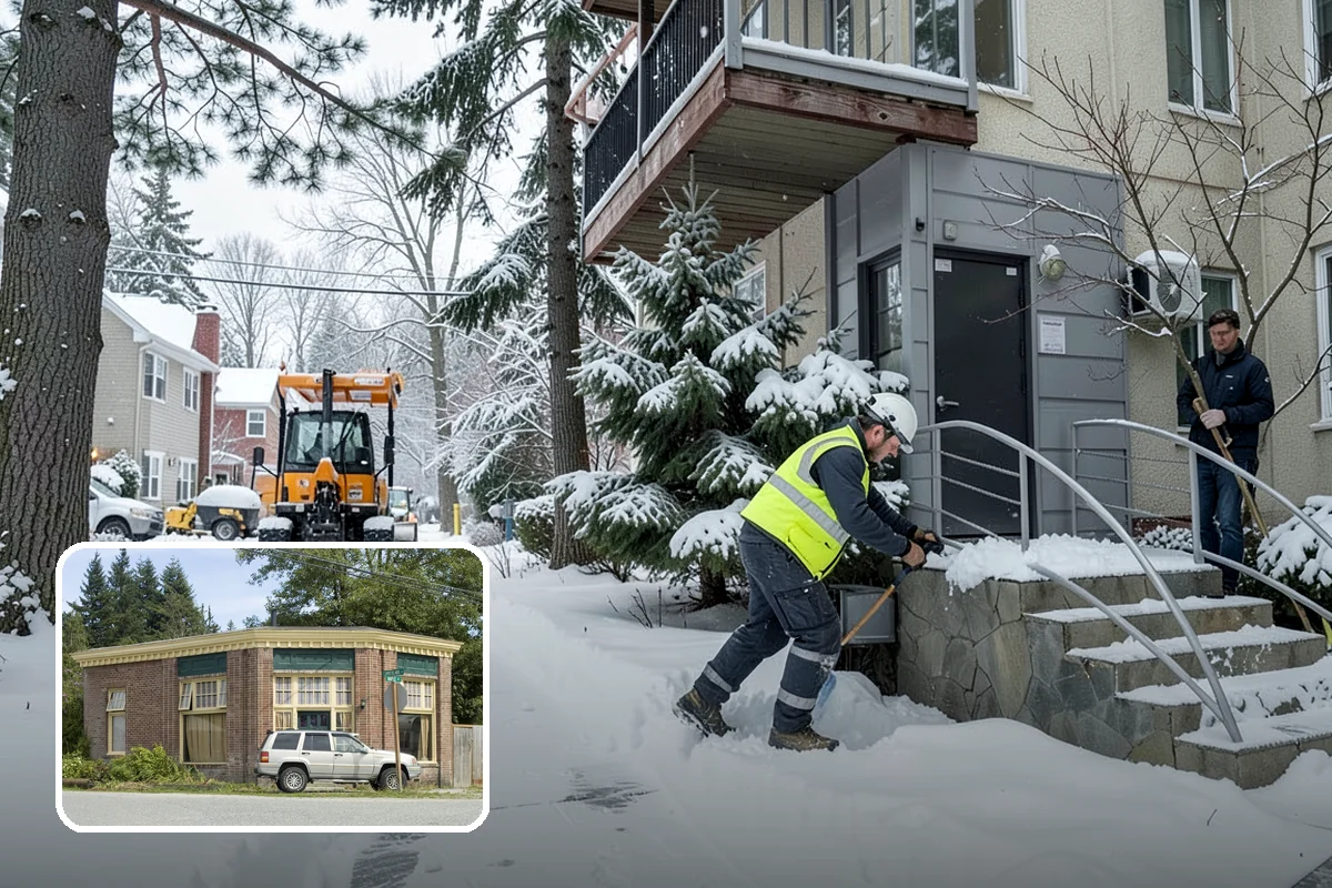 Back Patio Snow Removal in Hamilton, Skagit County, WA - Keeps everyday rear-yard routes usable in winter