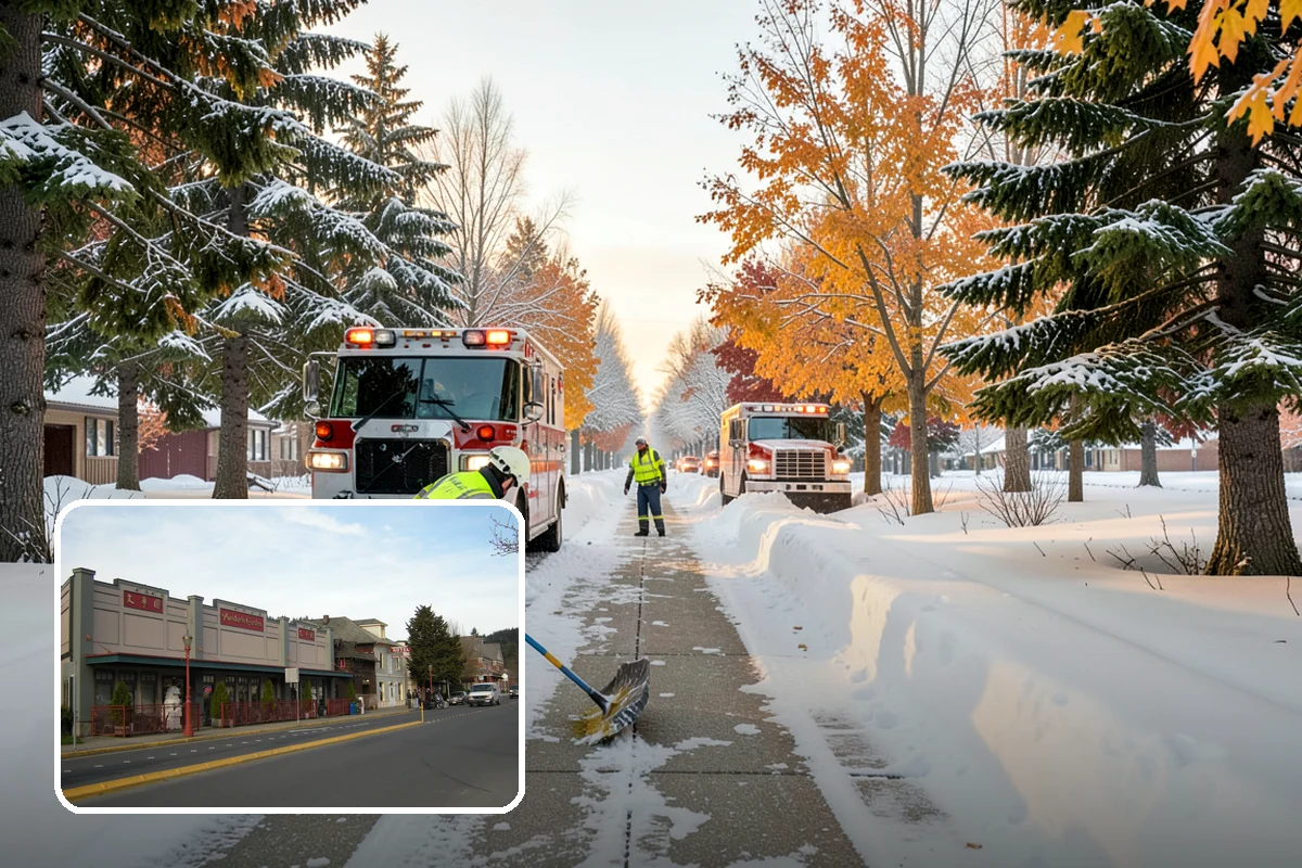 Back Patio Snow Removal in Issaquah, King County, WA - Keeps everyday rear-yard routes usable in winter