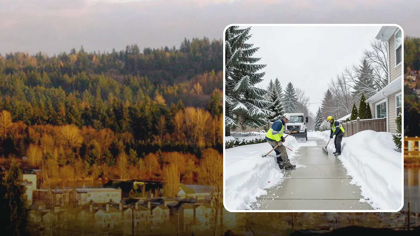 Back Patio Snow Removal in Kenmore, King County, WA - We clear snow off back patios so your outdoor space and rear exits stay usable during a cold snap.