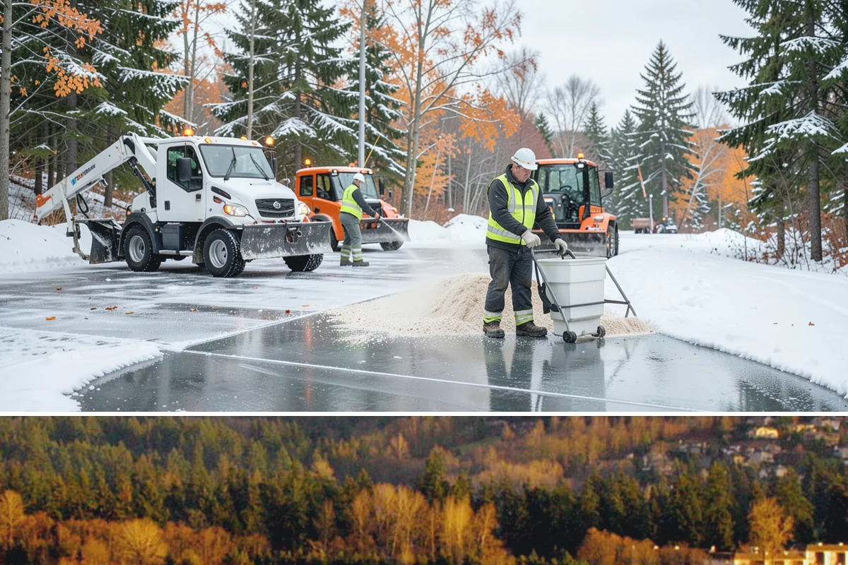 Back Patio Snow Removal in Kenmore, King County, WA - Reserve your spot in early winter so the back of your home is covered when lowland snow arrives.