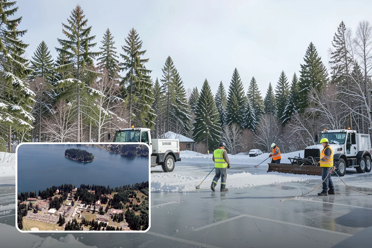 Back Patio Snow Removal in Lakewood, Pierce County, WA - Keeps everyday rear-yard routes usable in winter