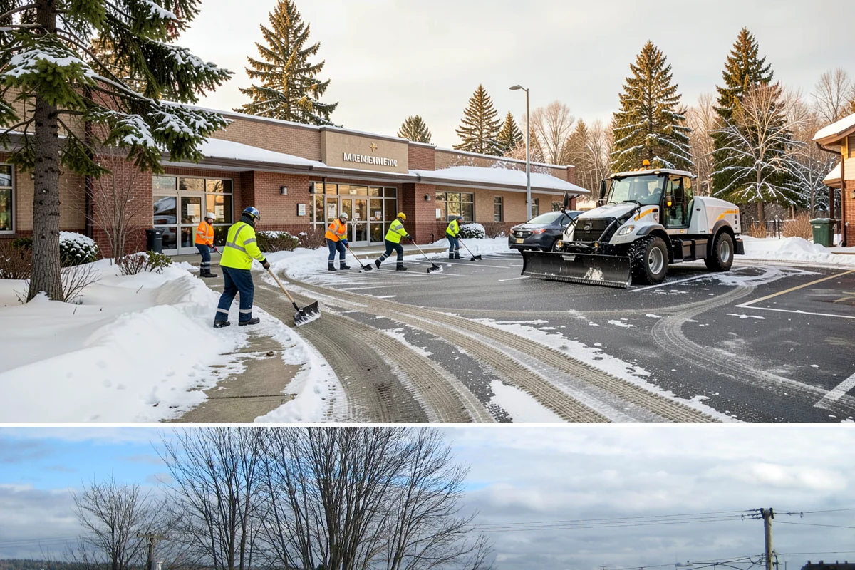Back Patio Snow Removal in Langley, Island County, WA - Reserve your spot in early winter so the back of your home is covered when lowland snow arrives.