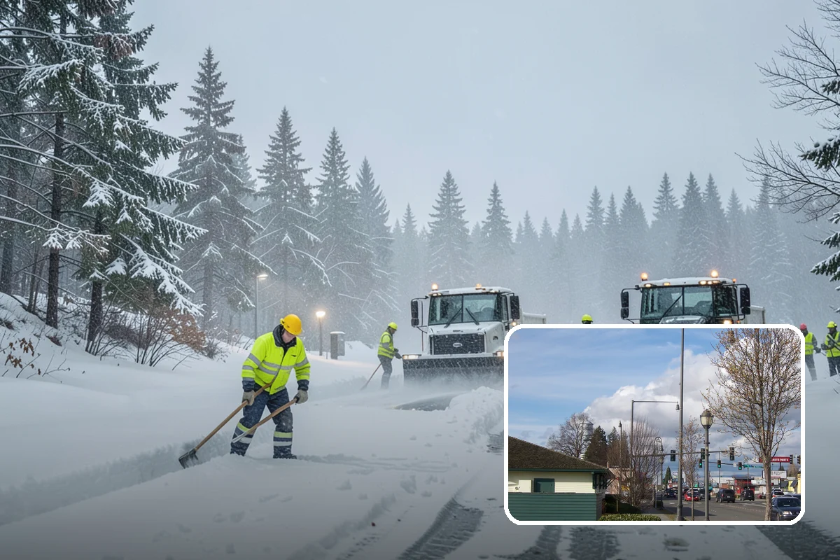 Back Patio Snow Removal in Marysville, Snohomish County, WA - Keeps everyday rear-yard routes usable in winter