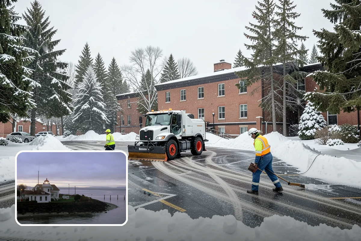 Back Patio Snow Removal in Mukilteo, Snohomish County, WA - Keeps everyday rear-yard routes usable in winter