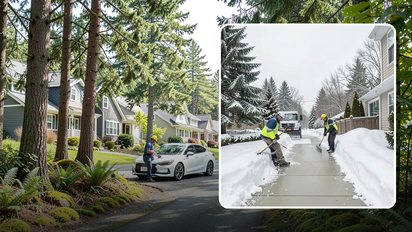 Back Patio Snow Removal in Normandy Park, King County, WA - We clear snow off back patios so your outdoor space and rear exits stay usable during a cold snap.