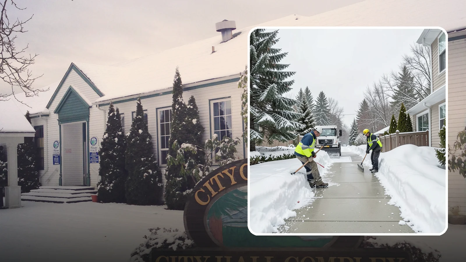Back Patio Snow Removal in Pacific, King County, WA - We clear snow off back patios so your outdoor space and rear exits stay usable during a cold snap.