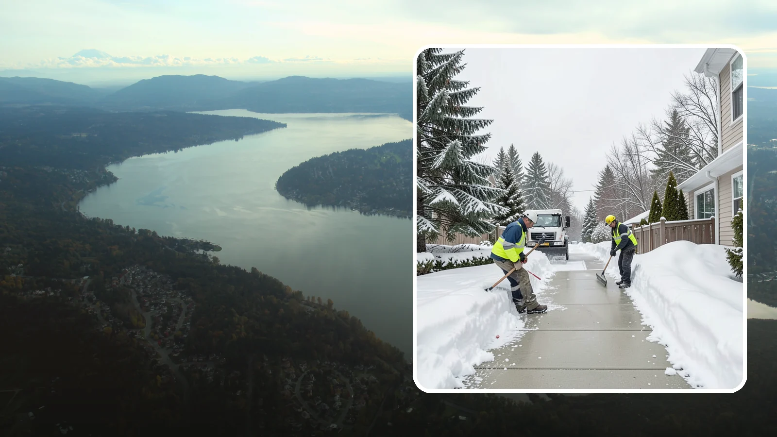 Back Patio Snow Removal in Sammamish, King County, WA - We clear snow off back patios so your outdoor space and rear exits stay usable during a cold snap.