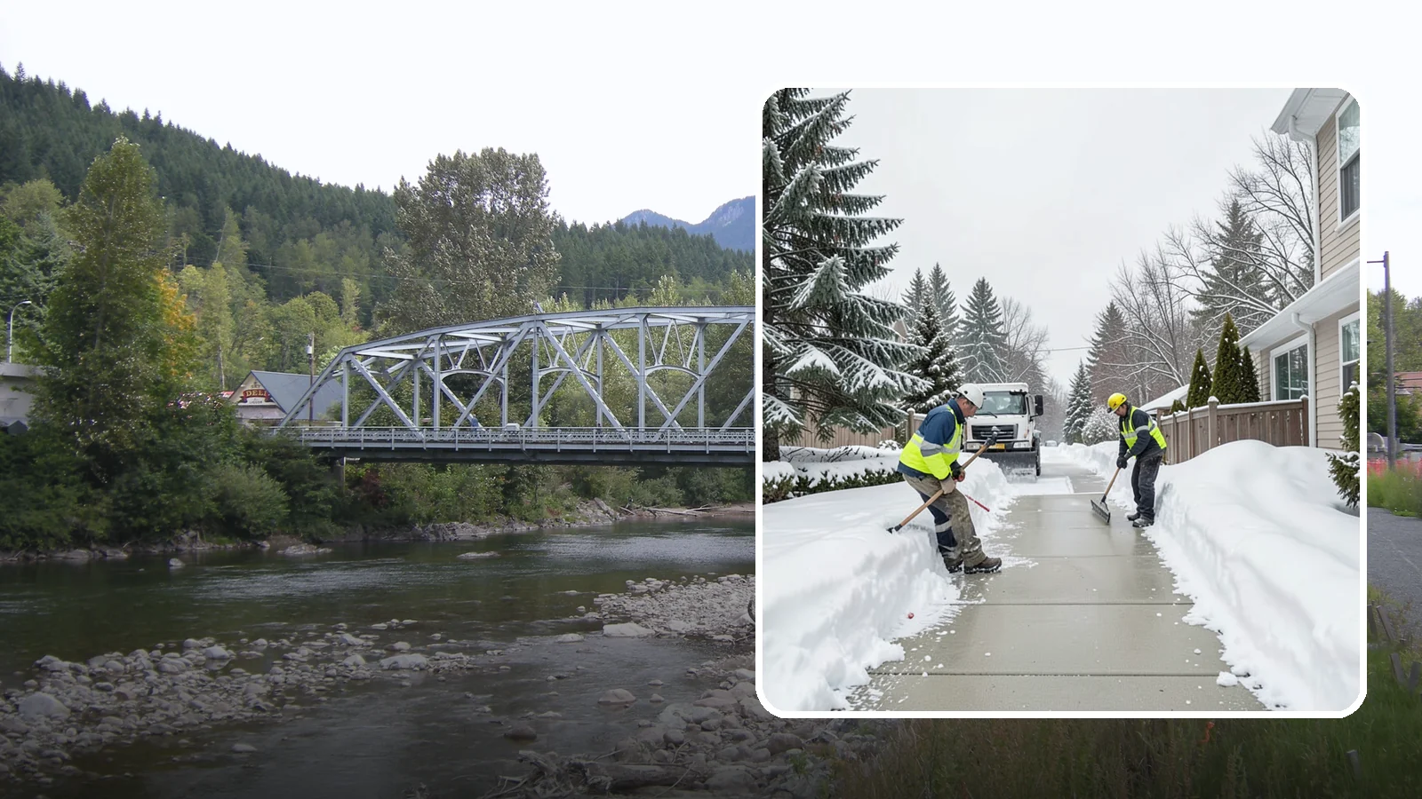 Back Patio Snow Removal in Skykomish, King County, WA - We clear snow off back patios so your outdoor space and rear exits stay usable during a cold snap.