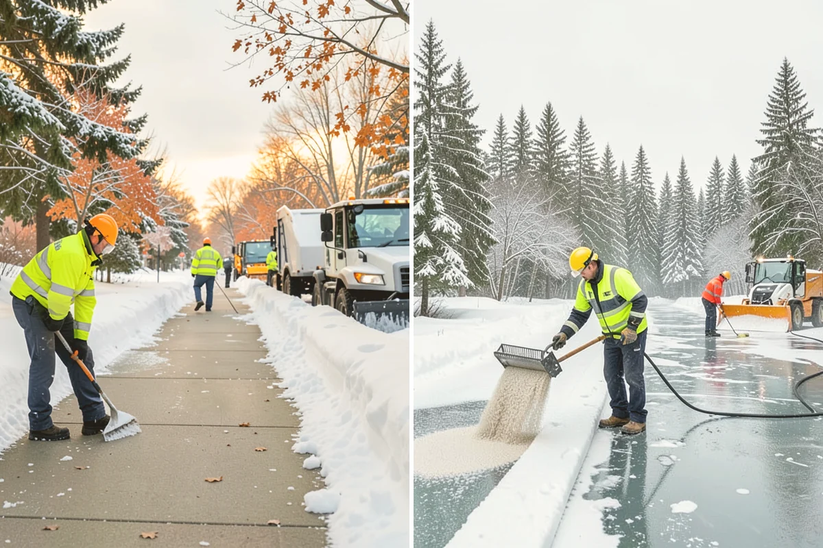 Back Patio Snow Removal in Snohomish, Snohomish County, WA - We inspect the patio material and surrounding access points