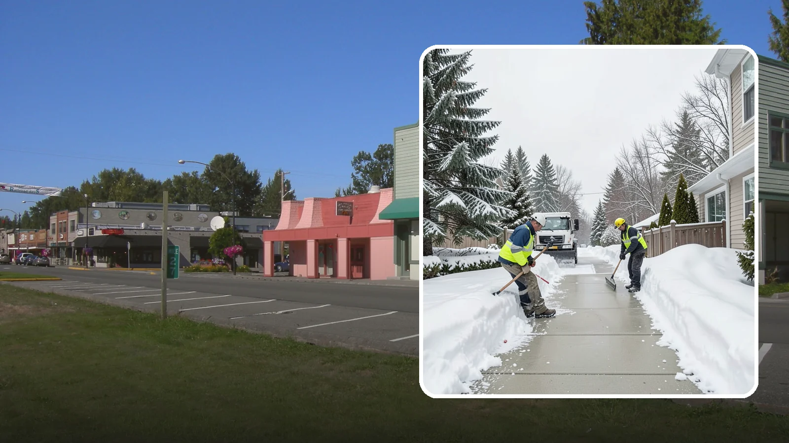 Back Patio Snow Removal in Snoqualmie, King County, WA - We clear snow off back patios so your outdoor space and rear exits stay usable during a cold snap.