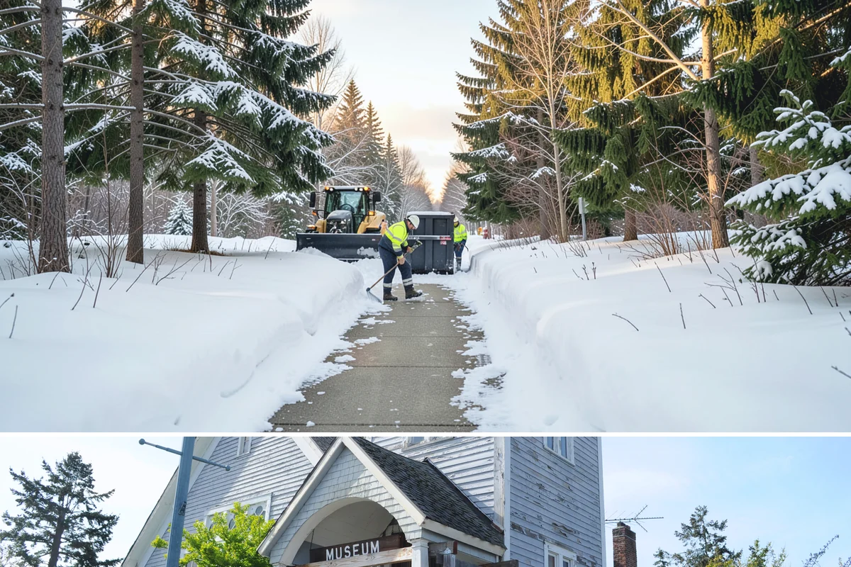 Back Patio Snow Removal in Steilacoom, Pierce County, WA - Reserve your spot in early winter so the back of your home is covered when lowland snow arrives.