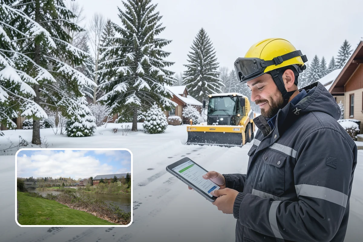 Back Patio Snow Removal in Tukwila, King County, WA - Keeps everyday rear-yard routes usable in winter