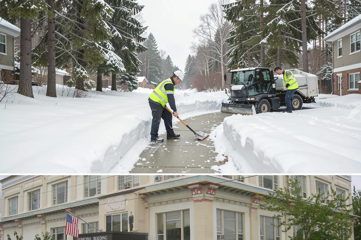 Backhoe Snow Removal in Anacortes, Skagit County, WA - Backhoe snow removal is typically needed mid-to-late winter, from January through February, after piles build across a storm...