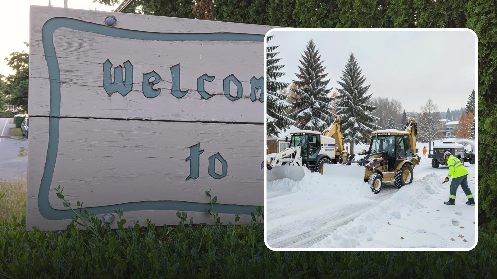 Backhoe Snow Removal in Brier, Snohomish County, WA - Our backhoes tackle deep, packed, and piled snow that lighter equipment cannot move.