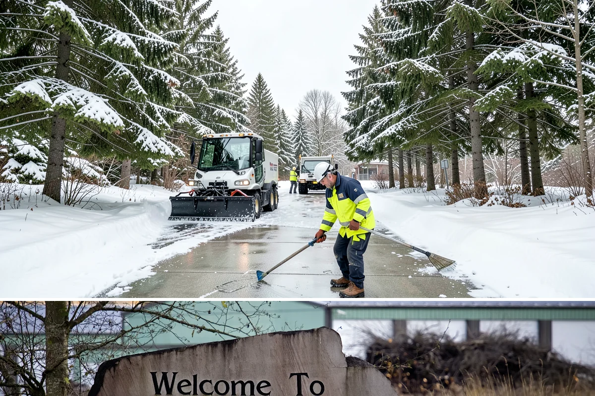 Backhoe Snow Removal in Buckley, Pierce County, WA - Backhoe snow removal is typically needed mid-to-late winter, from January through February, after piles build across a storm...