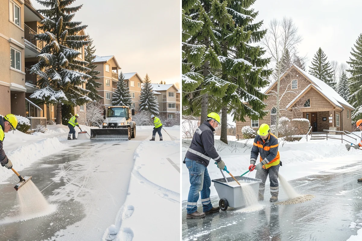 Backhoe Snow Removal in Burlington, Skagit County, WA - Assess piled and compacted snow needing relocation
