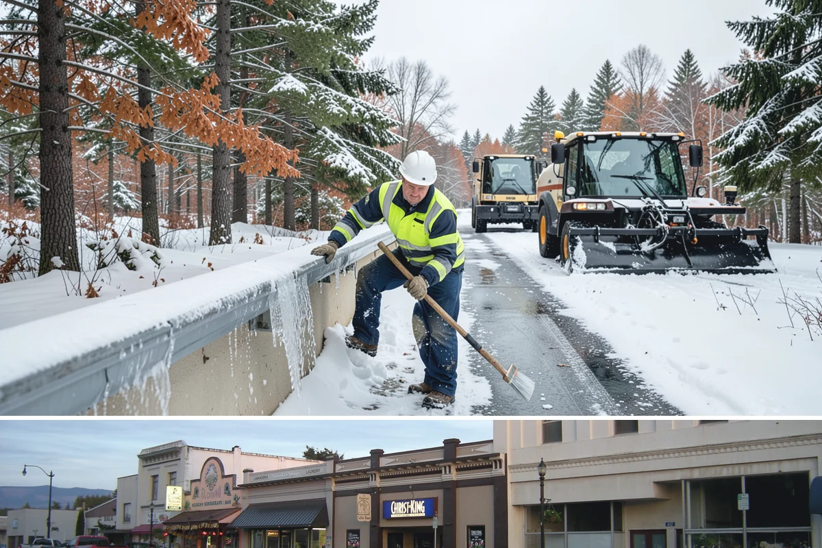 Backhoe Snow Removal in Burlington, Skagit County, WA - Backhoe snow removal is typically needed mid-to-late winter, from January through February, after piles build across a storm...