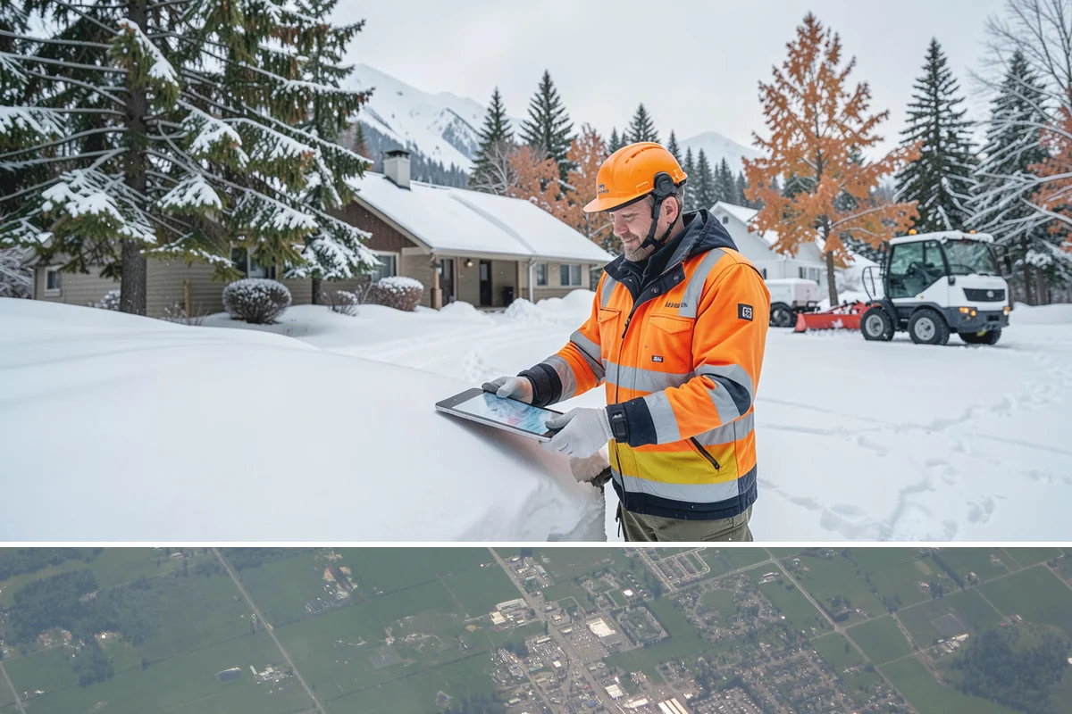 Backhoe Snow Removal in Enumclaw, King County, WA - Backhoe snow removal is typically needed mid-to-late winter, from January through February, after piles build across a storm...