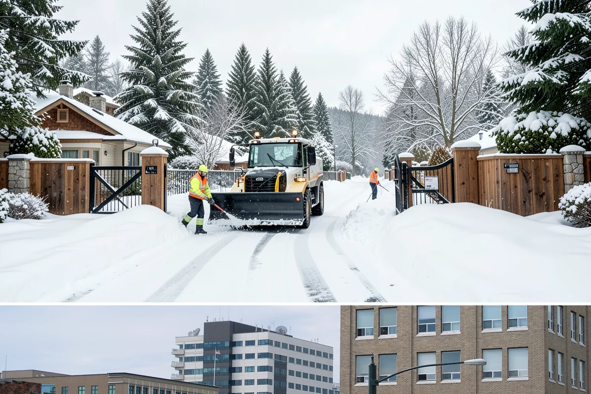 Backhoe Snow Removal in Everett, Snohomish County, WA - Backhoe snow removal is typically needed mid-to-late winter, from January through February, after piles build across a storm...