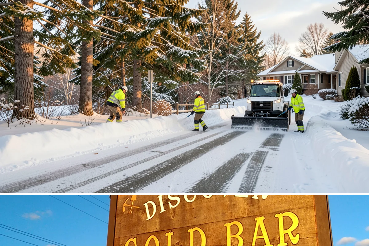 Backhoe Snow Removal in Gold Bar, Snohomish County, WA - Backhoe snow removal is typically needed mid-to-late winter, from January through February, after piles build across a storm...