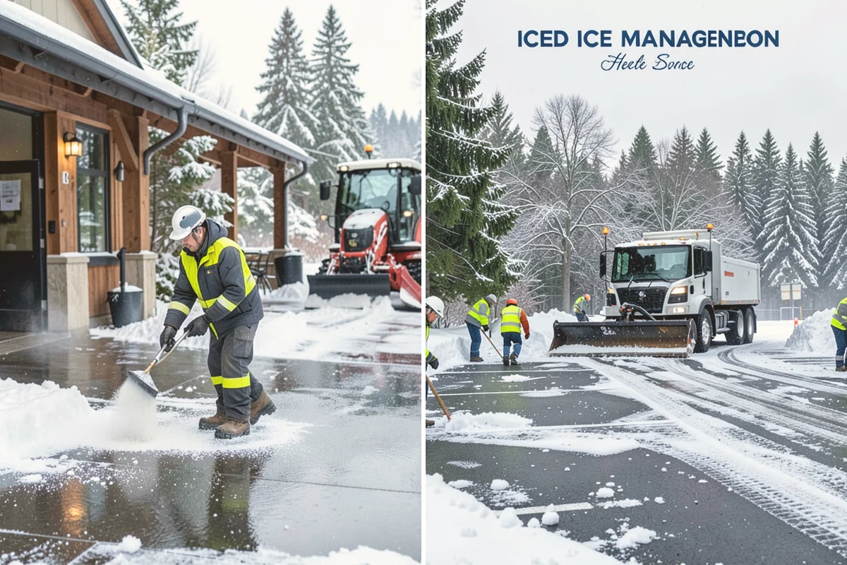 Backhoe Snow Removal in Index, Snohomish County, WA - Assess piled and compacted snow needing relocation