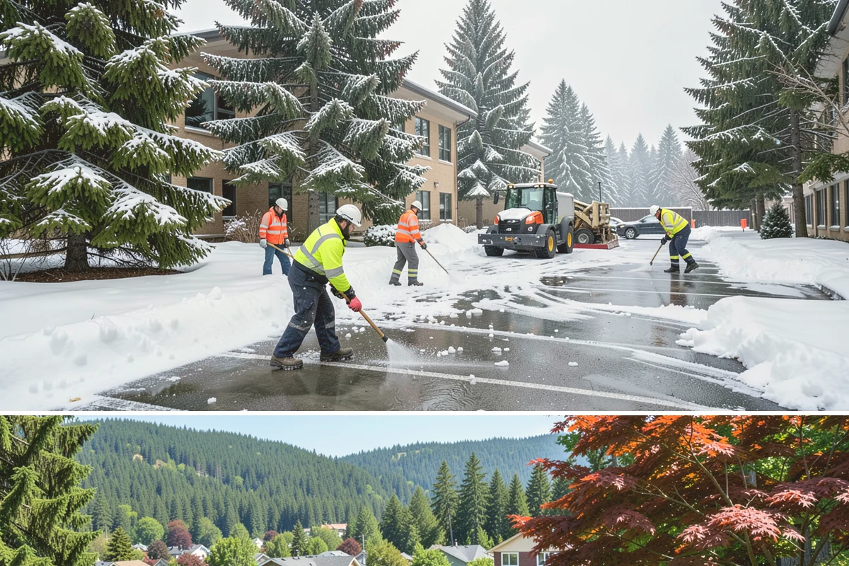 Backhoe Snow Removal in Index, Snohomish County, WA - Backhoe snow removal is typically needed mid-to-late winter, from January through February, after piles build across a storm...