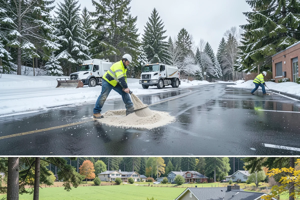 Backhoe Snow Removal in Lyman, Skagit County, WA - Backhoe snow removal is typically needed mid-to-late winter, from January through February, after piles build across a storm...