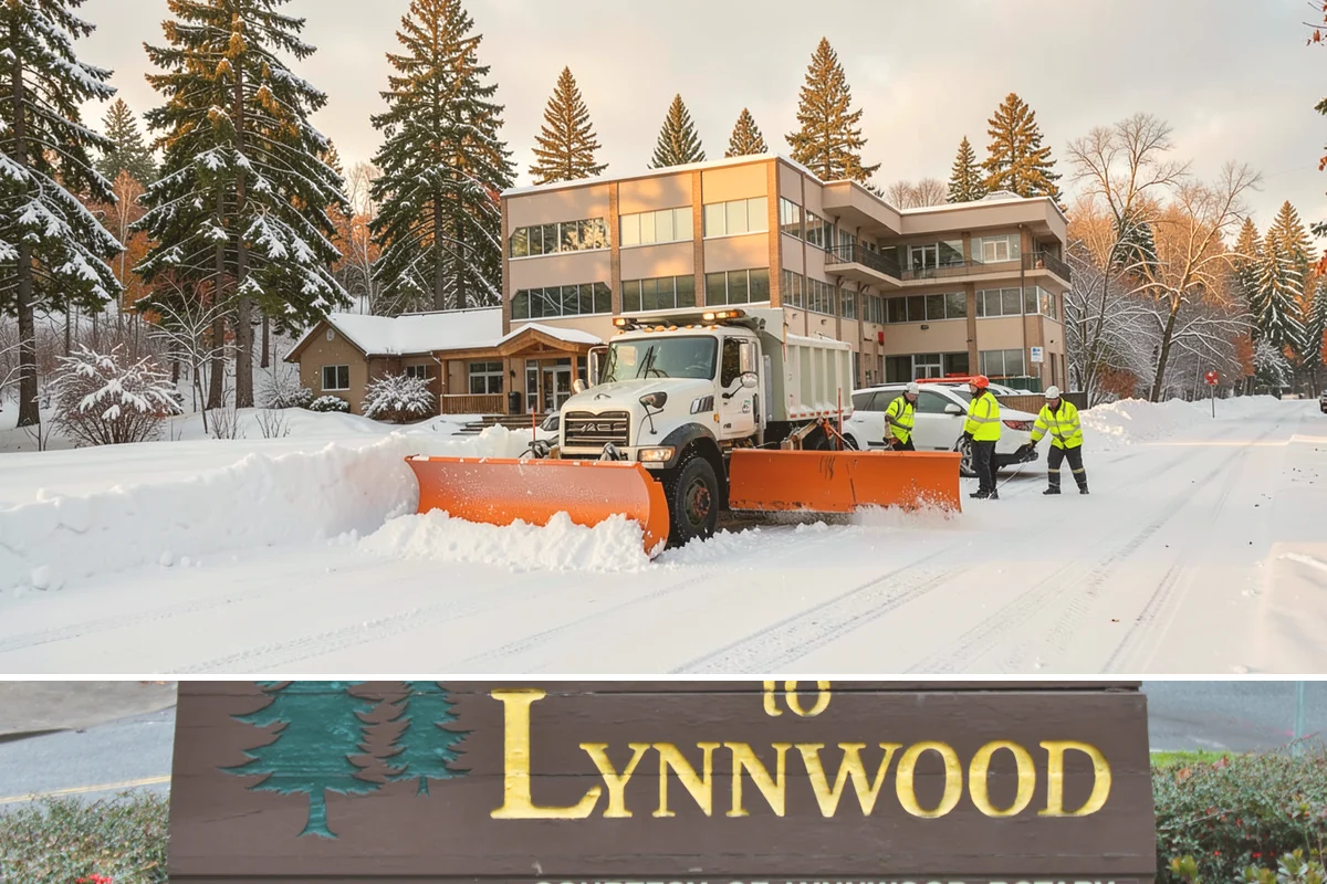 Backhoe Snow Removal in Lynnwood, Snohomish County, WA - Backhoe snow removal is typically needed mid-to-late winter, from January through February, after piles build across a storm...