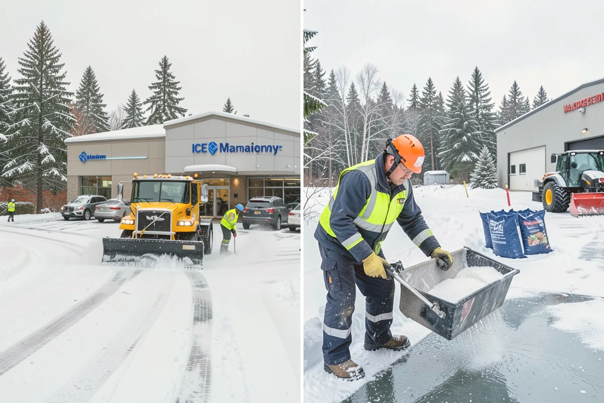 Backhoe Snow Removal in Mount Vernon, Skagit County, WA - Assess piled and compacted snow needing relocation