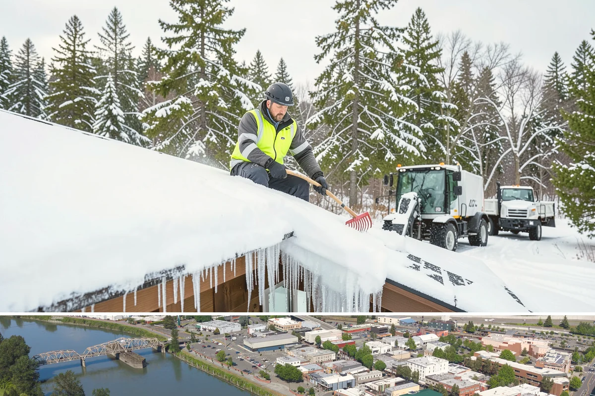 Backhoe Snow Removal in Mount Vernon, Skagit County, WA - Backhoe snow removal is typically needed mid-to-late winter, from January through February, after piles build across a storm...