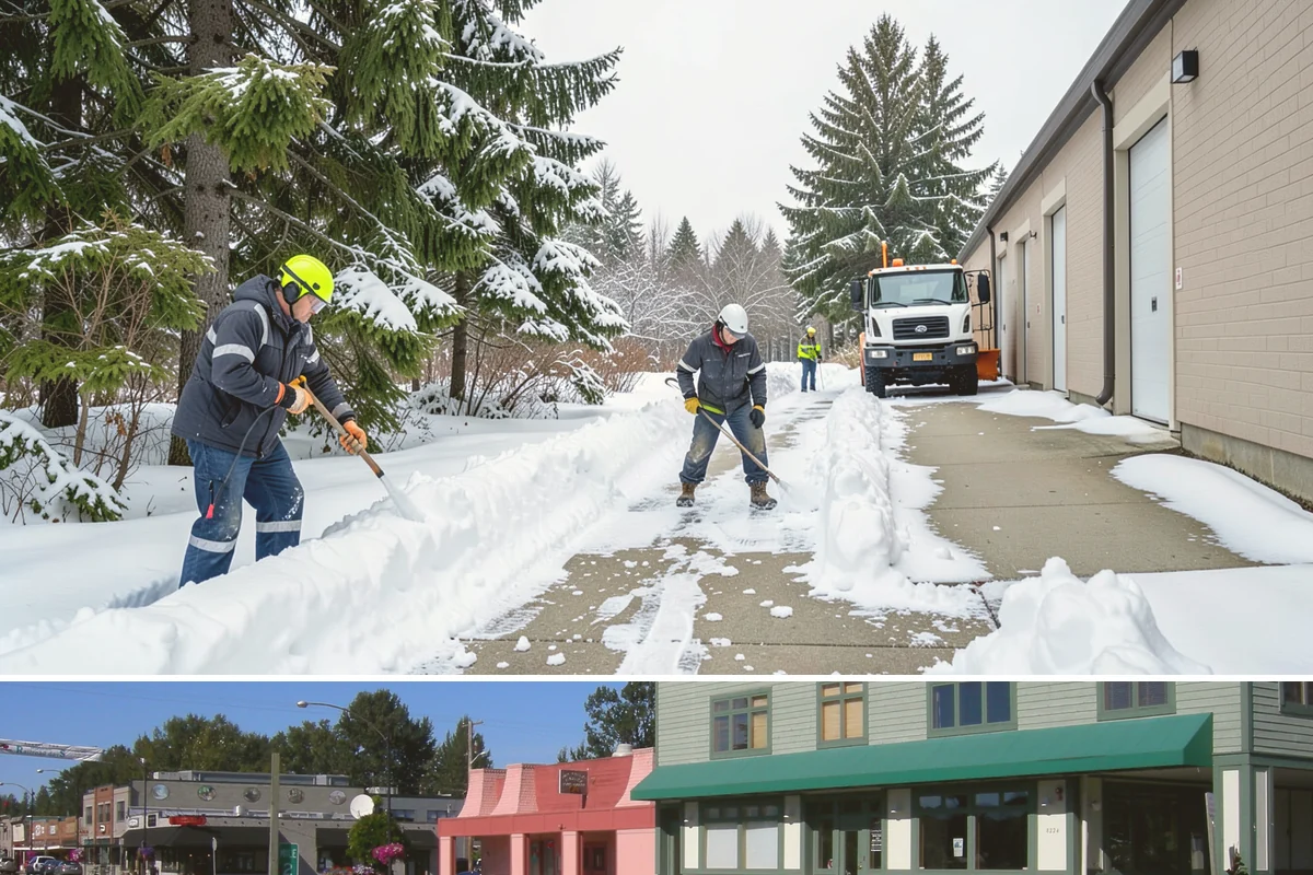 Backhoe Snow Removal in Snoqualmie, King County, WA - Backhoe snow removal is typically needed mid-to-late winter, from January through February, after piles build across a storm...
