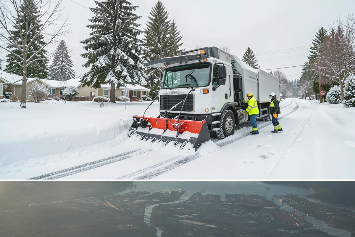 Backyard Walkway Clearing in Fife, Pierce County, WA - Backyard paths matter most through the deep-winter weeks when shaded, tree-lined routes stay frozen long after open areas clear.